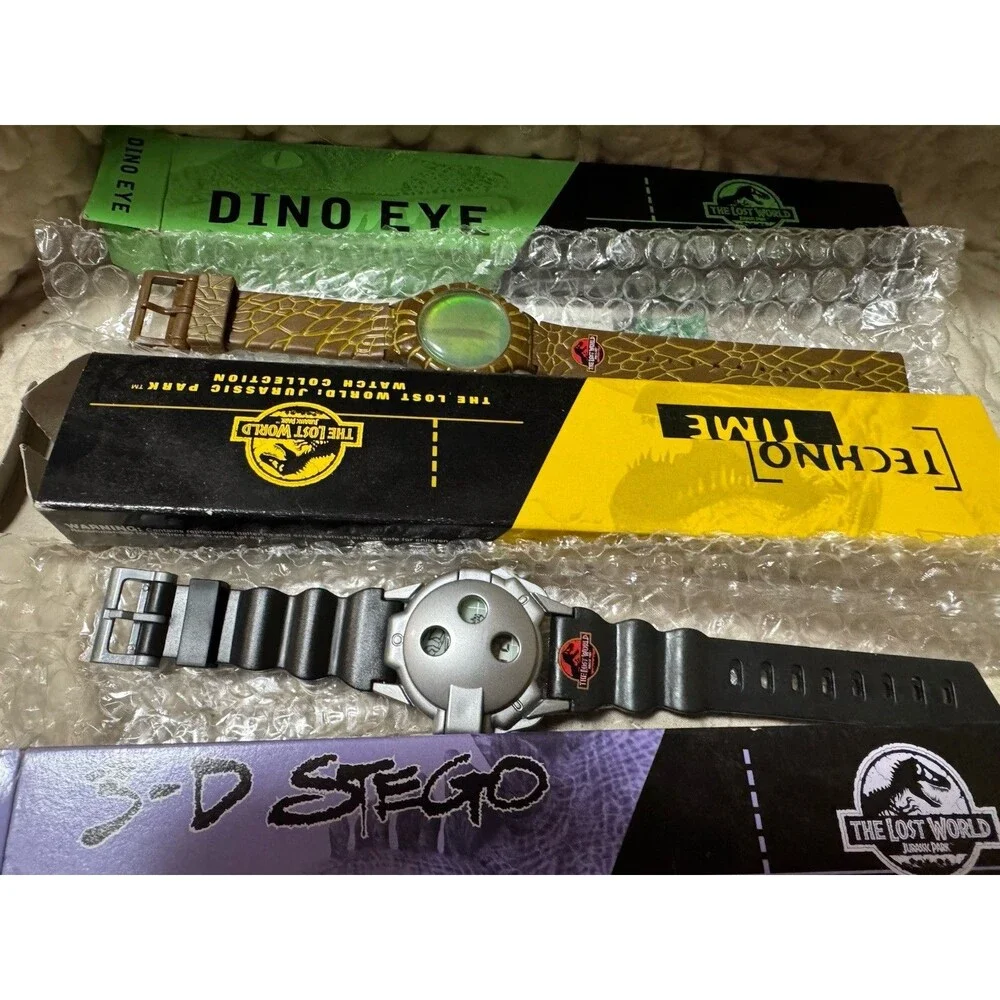 Burger King Jurassic Park-The Lost World Watch Collection 1997 Lot of 4 Working